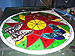 vitral em forma de mandala